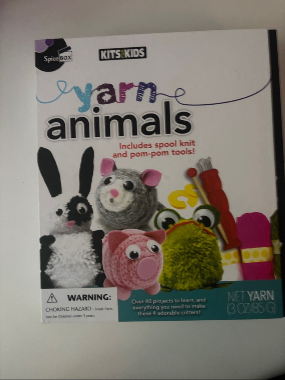 Kits Kids Yarn Animals Craft Kit - Multi-Color